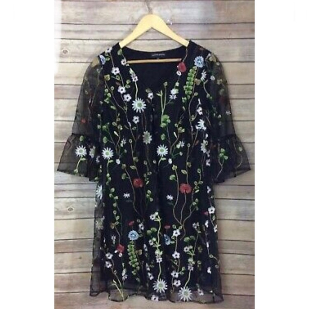 SPENSER JEREMY-Black Multicolor Embroidere…